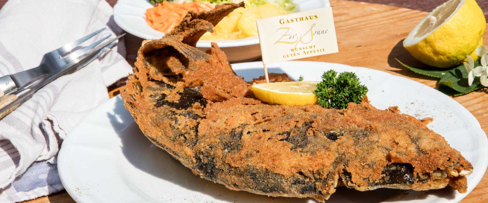 Gasthaus Zur Sonne, Lonnerstadt, frischer Karpfen